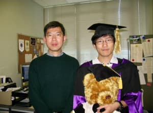楊偉豪（左) 及楊升浩教授